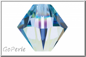 Swarovski Bicone 5328, 4mm, 211AB - light sapphire,  AB, 25 Stk.